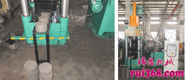 屑餅機(jī)采用先進(jìn)技術(shù)，對(duì)鋁屑、銅屑、生鐵屑?jí)簤K